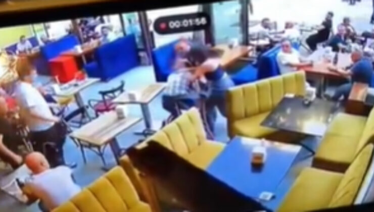 Ankara’da tokat attığı bayan garsondan dayak yedi