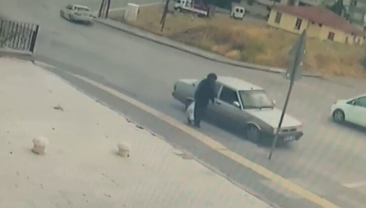 Ankara’da yaşlı bayan drift atan aracın altında kalmaktan son anda kurtuldu