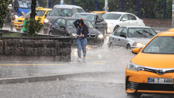 Ankara’ya bir defa daha kuvvetli yağış geliyor