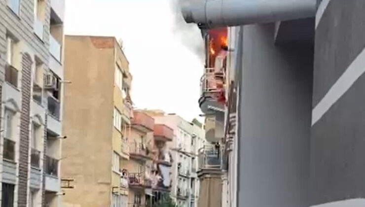 Aydın’da alevlerin yükseldiği mesken kullanılamaz hale geldi