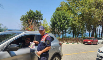 Aydın’da jandarma, orman yangınlarına ait bilgilendirme çalışması yaptı