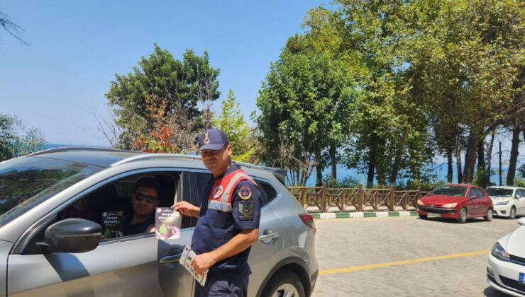 Aydın’da jandarma, orman yangınlarına ait bilgilendirme çalışması yaptı