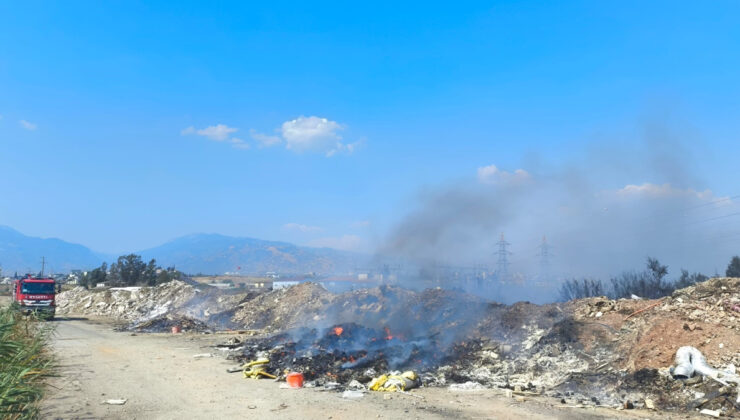Aydın’da kanal kenarında çıkan yangın, rüzgarla geniş alana yayıldı