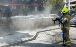 Balıkesir’de trafoda yangın çıktı