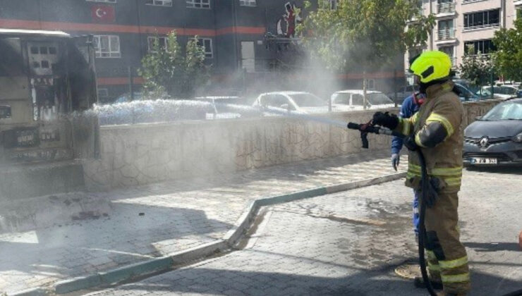 Balıkesir’de trafoda yangın çıktı