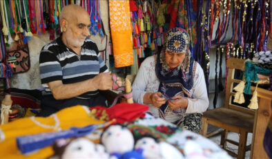 Birebir atölyede 50 yıldır birlikte çalışan Şanlıurfa’lı çiftin öyküsü