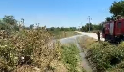 Bolu’da çöpleri yakmak isterken kendini de yaktı