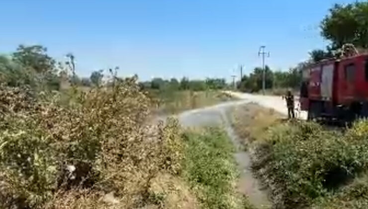 Bolu’da çöpleri yakmak isterken kendini de yaktı