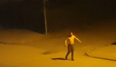 Bolu’da gece yarısı bıçakla sokağa çıktı, mahalleyi ayağa kaldırdı