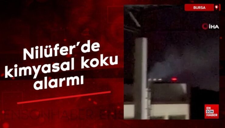 Bursa Nilüfer’de kimyasal koku alarmı