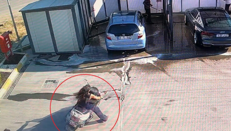 Bursa’da ehliyetsiz motosiklet şoförü apansız gaza basınca kaza yaptı