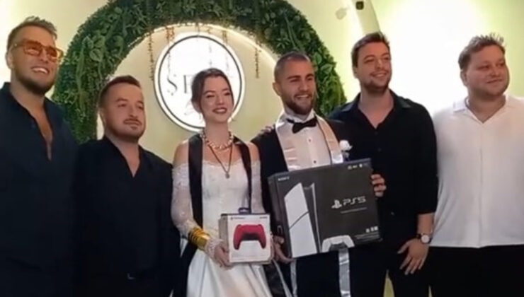 Bursa’da farklı takı merasimi: Oyun konsolu taktılar