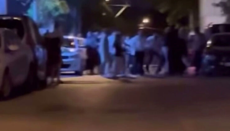 Bursa’da iki küme ortasında çıkan hengame kamerada