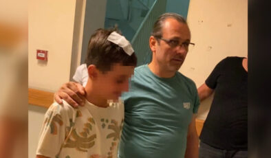 Bursa’da komşusu, sokakta oynayan çocuğun başına şişe attı