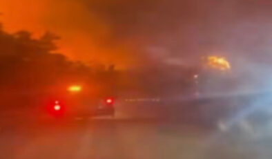 Bursa’da orman yangını: Takımlar alevlerin içinden geçti