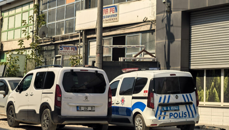 Bursa’da pencereyi beğenmeyen müşteri, iş yerini kurşunladı