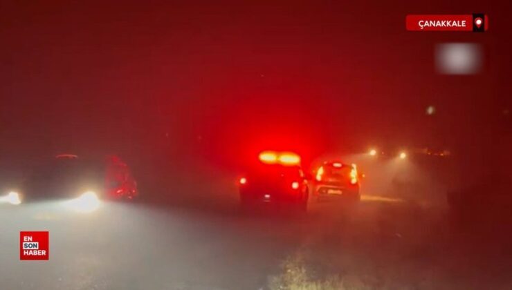 Çanakkale’de çıkan orman yangınına müdahale ediliyor