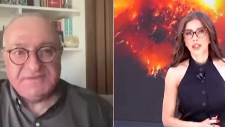 Canlı yayında orman yangınlarını değerlendiren profesörün sözleri reaksiyon çekti
