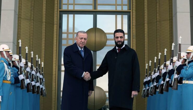 Cumhurbaşkanı Erdoğan, Ahmed Şara ile görüştü