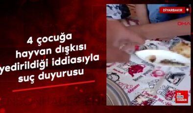 Diyarbakır’da 4 çocuğa hayvan dışkısı yedirildiği argümanıyla kabahat duyurusu