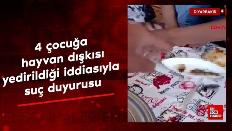 Diyarbakır’da 4 çocuğa hayvan dışkısı yedirildiği argümanıyla kabahat duyurusu