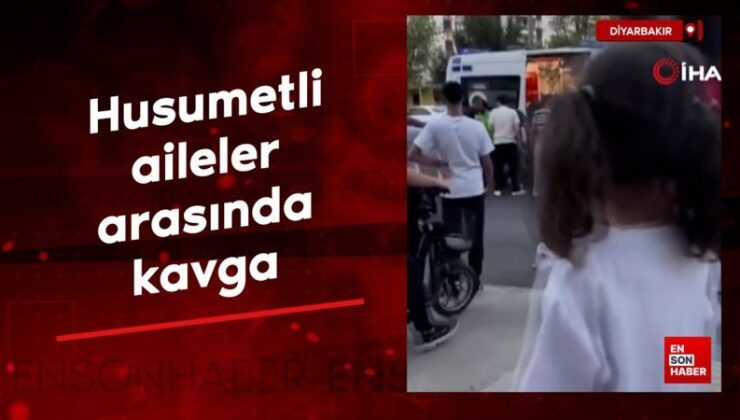 Diyarbakır’da husumetli aileler ortasında hengame