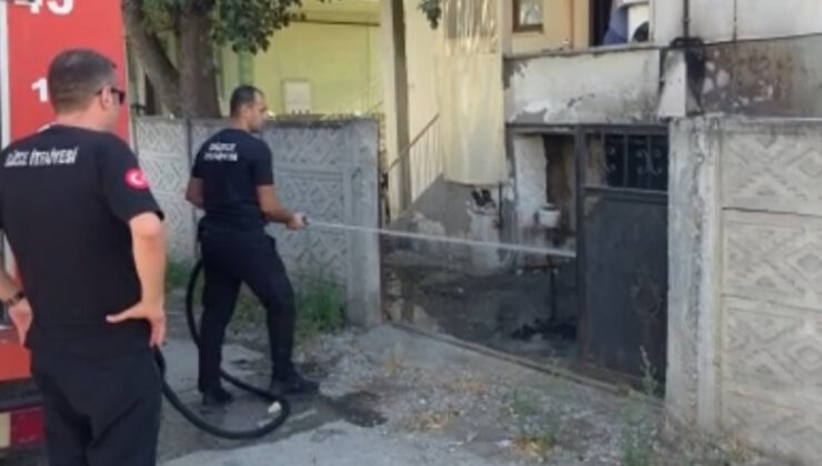 Düzce’de devriye atan polislerin fark ettiği yangın söndürüldü