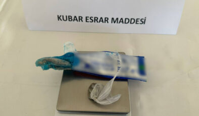 Elazığ’da esrarı diş macunu tipine sakladılar