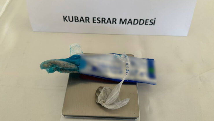 Elazığ’da esrarı diş macunu tipine sakladılar