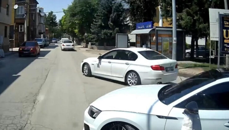 Eskişehir’de düğün konvoyu için yol kesti