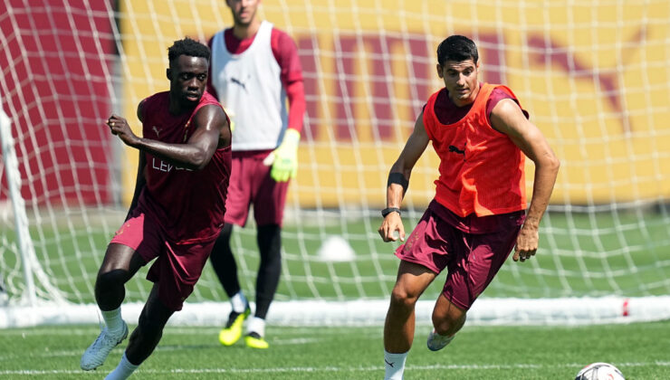 Galatasaray, günü tek egzersizle tamamladı