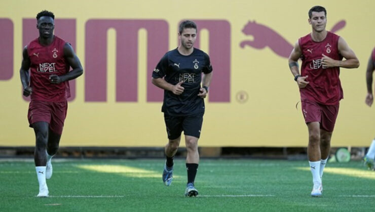 Galatasaray’da Davinson Sanchez ve Alvaro Morata kampa katıldı