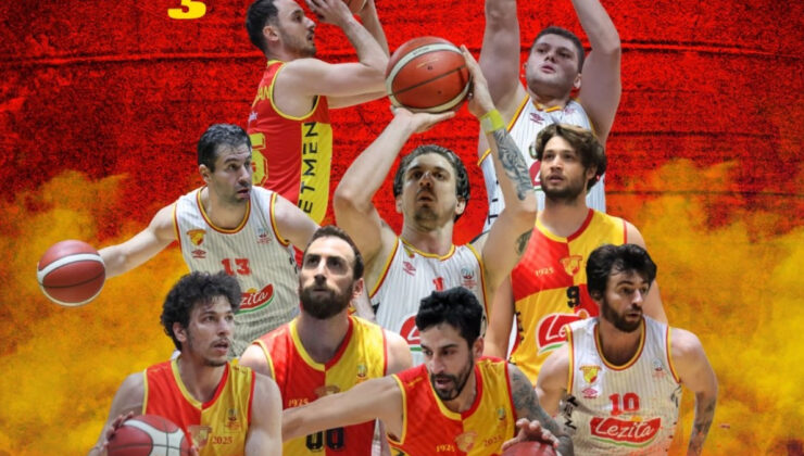 Göztepe Basketbol, 9 oyuncuyla vedalaştı