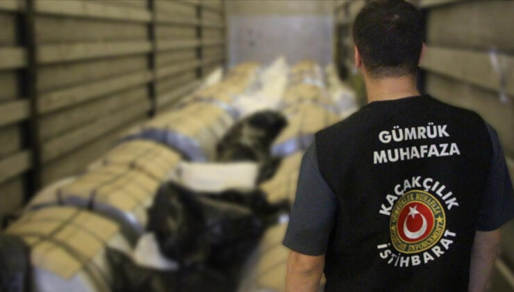 Gümrük Koruma takımları 2025 yılında milyonlarca kaçak sigaraya el koydu