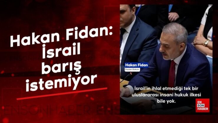 Hakan Fidan, BM Güvenlik Konseyi’nin Gazze oturumunda konuştu