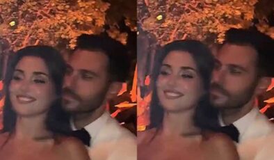 Hande Erçel ve Hakan Sabancı’dan aşk dolu pozlar