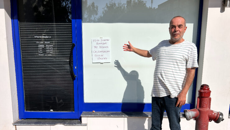 Hatay’da sıcaklıklardan bunalan esnaf not bırakıp tatile çıktı: Eylül’de görüşürüz