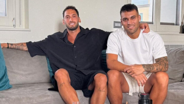 Inter’de Hakan Çalhanoğlu ve Lautaro Martinez ortasındaki tansiyon sona erdi