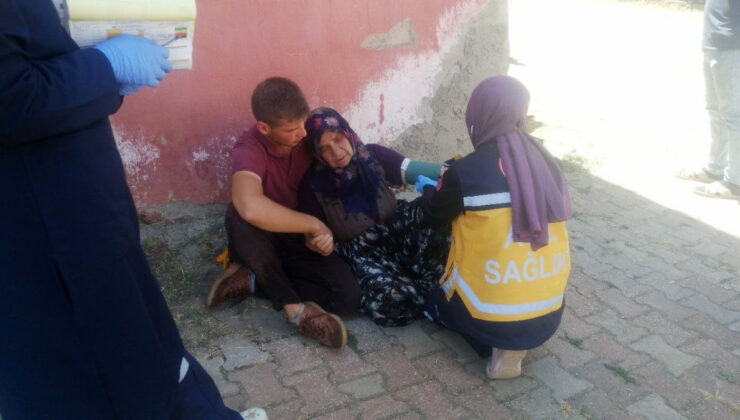 Isparta’da komşusunun odunluğunun yandığını gören bayan, baygınlık geçirdi