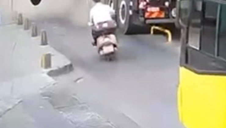 İstanbul Beyoğlu’nda vinç lastiği bomba üzere patladı: Biri çocuk 2 kişi yaralandı