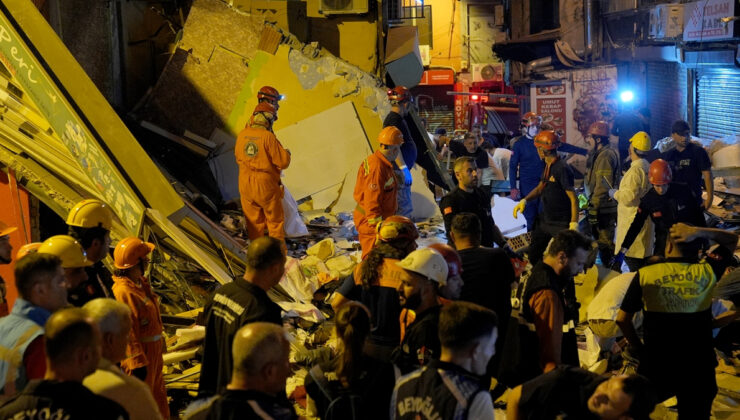 İstanbul Beyoğlu’ndaki büfe patlamasının manzaraları ortaya çıktı