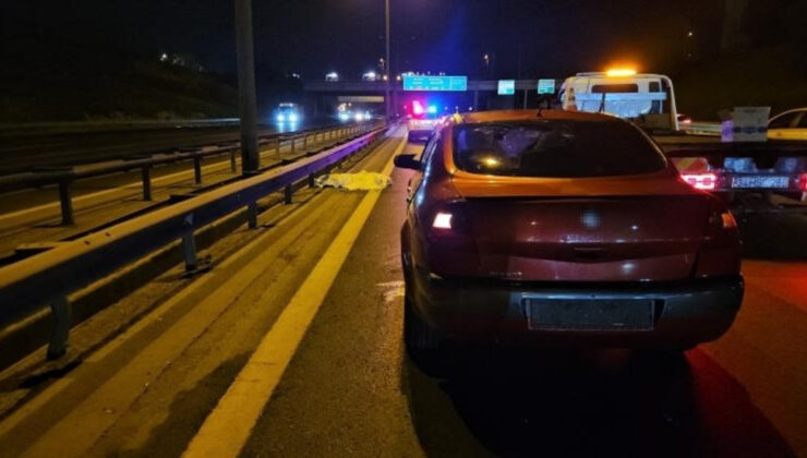 İstanbul Gaziosmanpaşa’da otoyolda arabanın çarptığı şahıs öldü