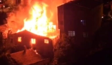 İstanbul Gaziosmanpaşa’da patlayan buzdolabı yangın çıkardı
