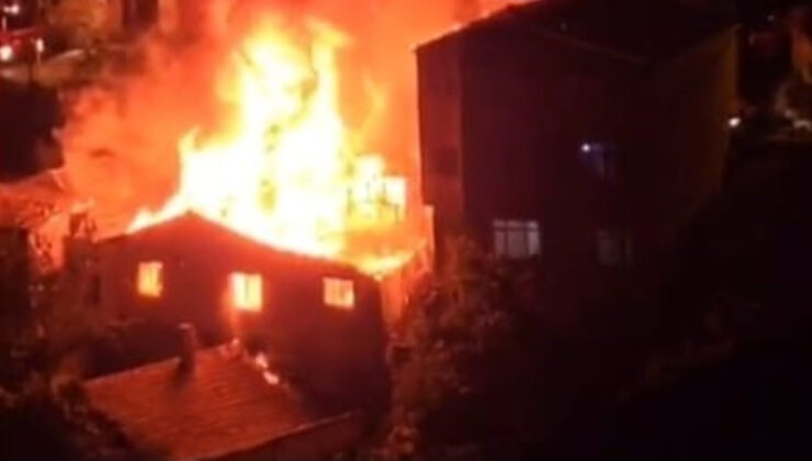 İstanbul Gaziosmanpaşa’da patlayan buzdolabı yangın çıkardı