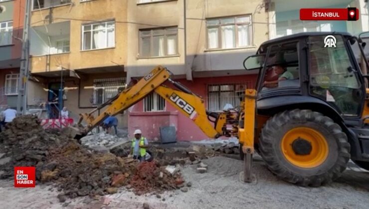 İstanbul Küçükçekmece’de doğal gaz borusunda patlama