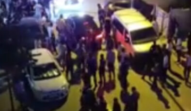 İstanbul’da aile içi arazi arbedesi kamerada: Sopalarla birbirlerine saldırdılar