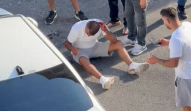 İstanbul’da tartıştığı sürücüyü darbetti