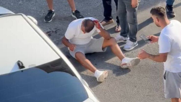 İstanbul’da tartıştığı sürücüyü darbetti