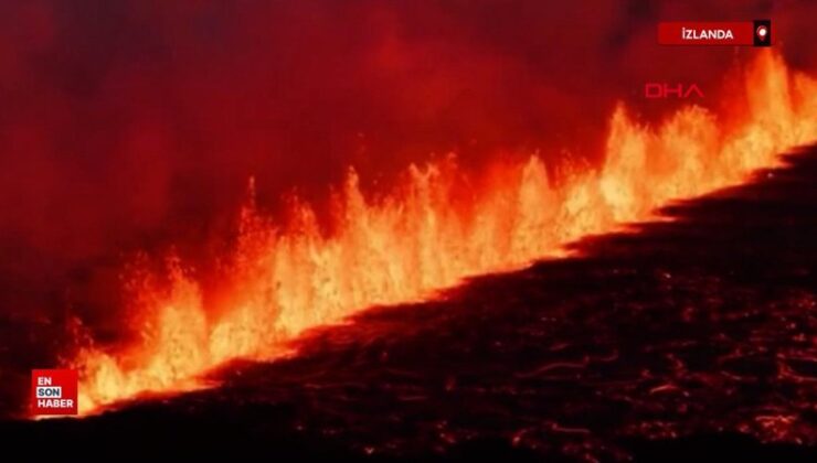 İzlanda’nın Reykjanes Yarımadası’nda yanardağ patlaması