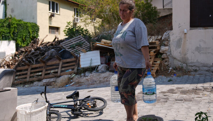 İzmir’de günlerdir suları kesik olan mahalle sakinleri isyan etti: Kalıcı tahlil bekliyorlar